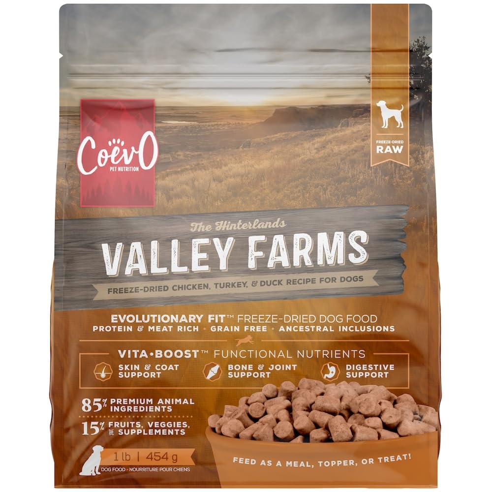 Coevo-Valley-Farms-Full-Freeze-Dried-Dog-Food,-454-GR-------226