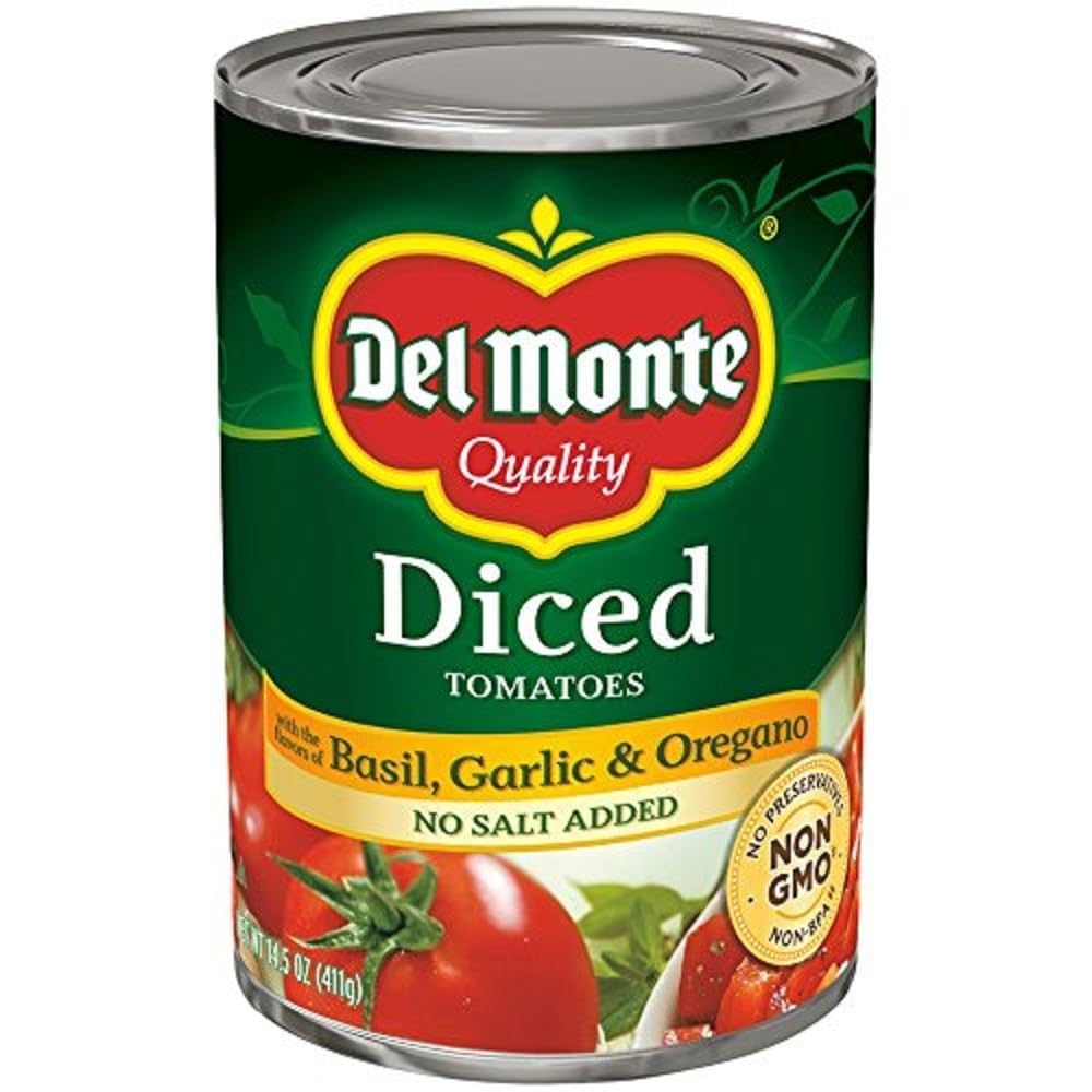 Del-Monte-Tomates-en-cubitos-enlatados-con-albahaca,-ajo-489