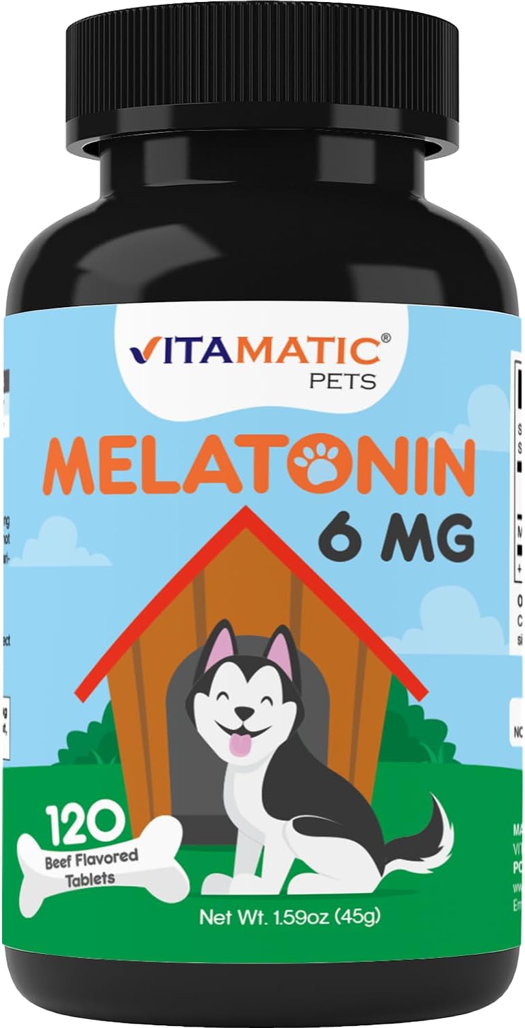 Vitamatic-Melatonin-for-Dogs---6-mg---120-Beef-Flavored-Tablets-257