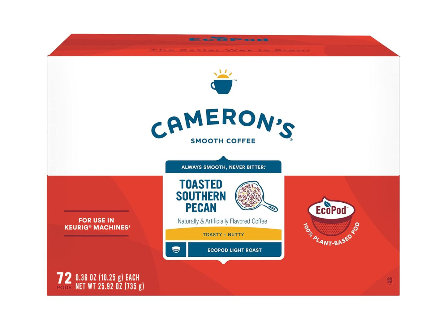 Cameron's-Coffee-K-Cup-Coffee-Pods,-Light-Roast,-Toasted-Southern-Pecan,-72-Count-2730