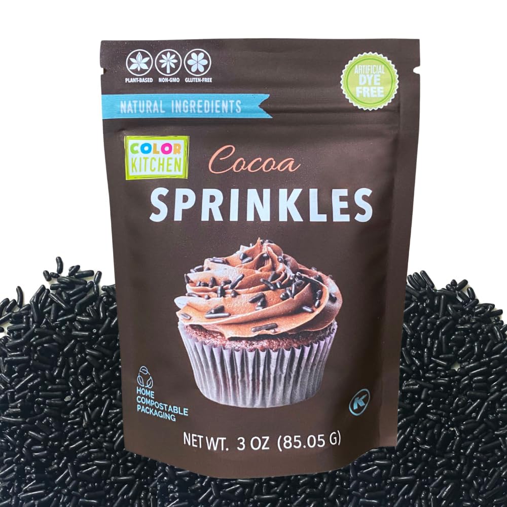 Color-Kitchen-Dark-Cocoa-Sprinkles-Natural-Ingredients-Baking-Cake-Decorations,-Ice-Cream,-Artificial---17