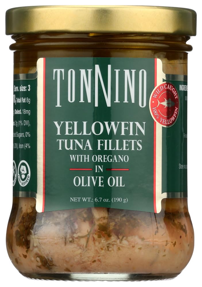 Tonnino-Filetes-de-atún-en-tarro-con-orégano,-en-aceite-de-oliva,-onzas-94