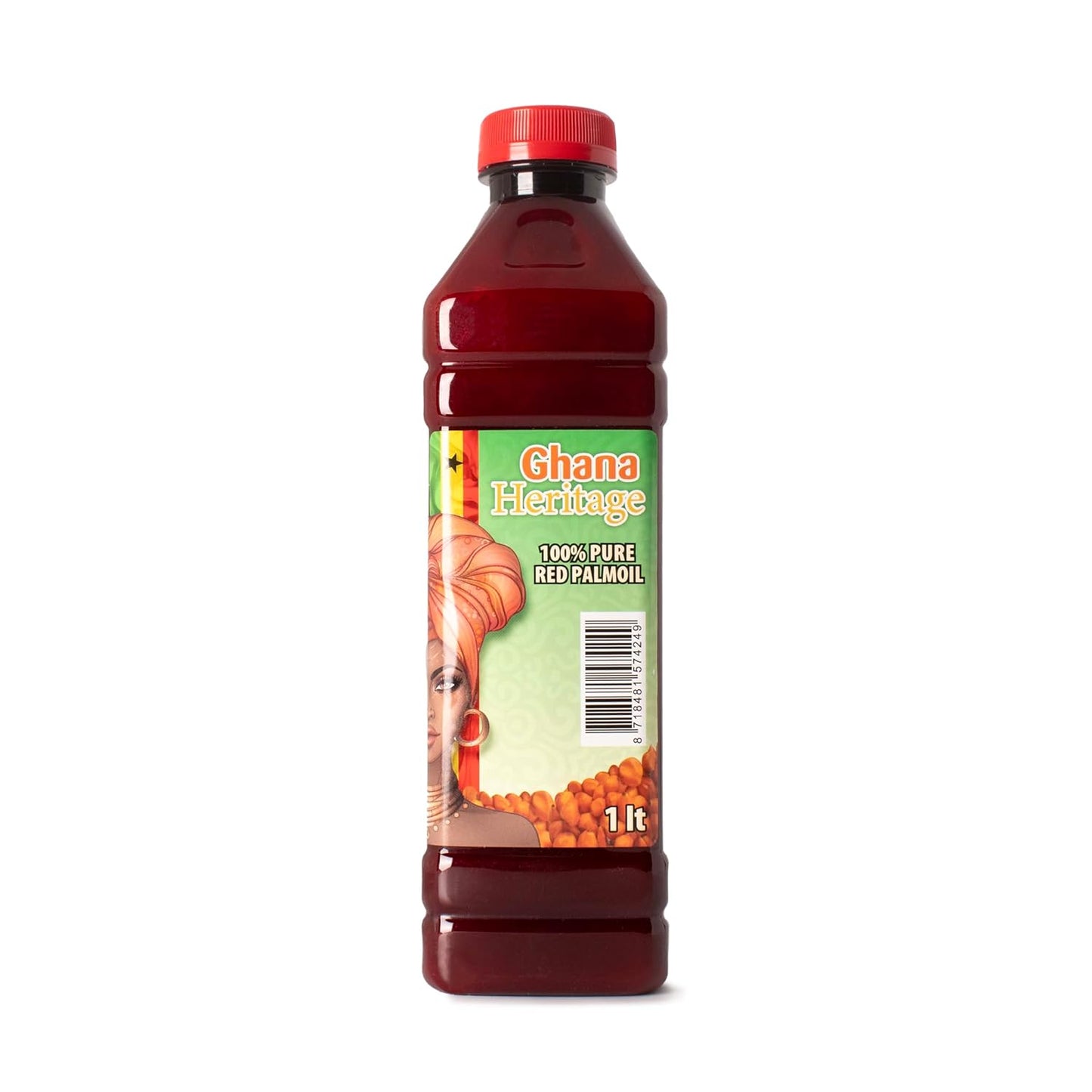 Ghana-Heritage-Red-Palm-Oil-1-Pure-Palm-Fruit-Oil-for-Cooking,-Sauces-More,-1124