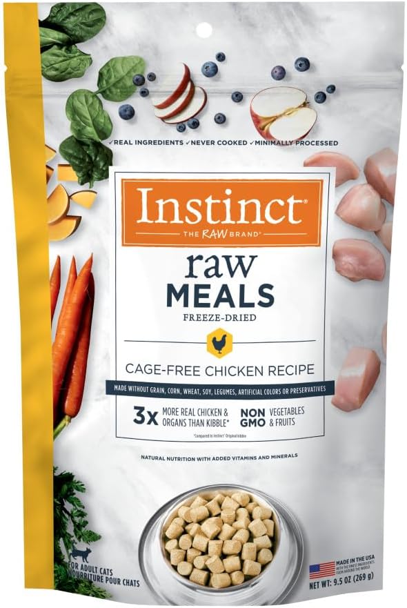 Instinct-Raw-Meals-Freeze-Dried-Chicken-Cat-Food,-9.5-oz.-Bag--------1724