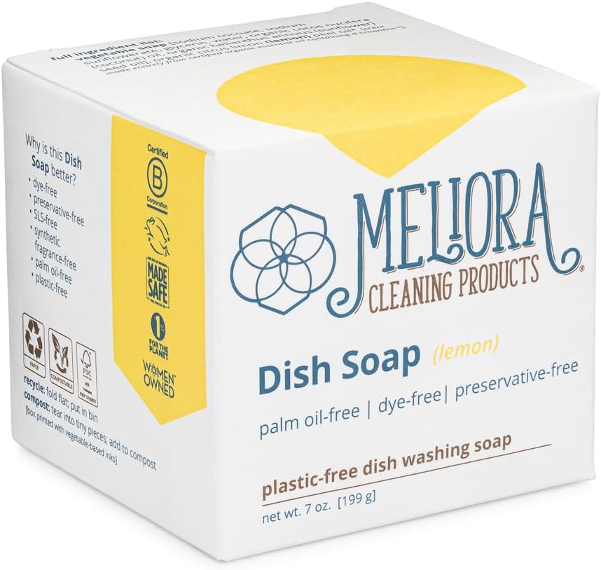 Meliora-Cleaning-Products-Dish-Soap-Bar,-Lemon-----------171