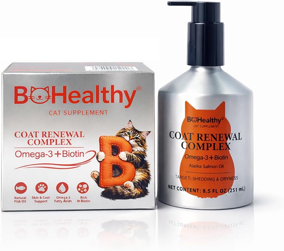 Omega-3-Fish-Oil-for-Cats---Premium-Food-Grade-Alaska-Salmon-Oil,-345