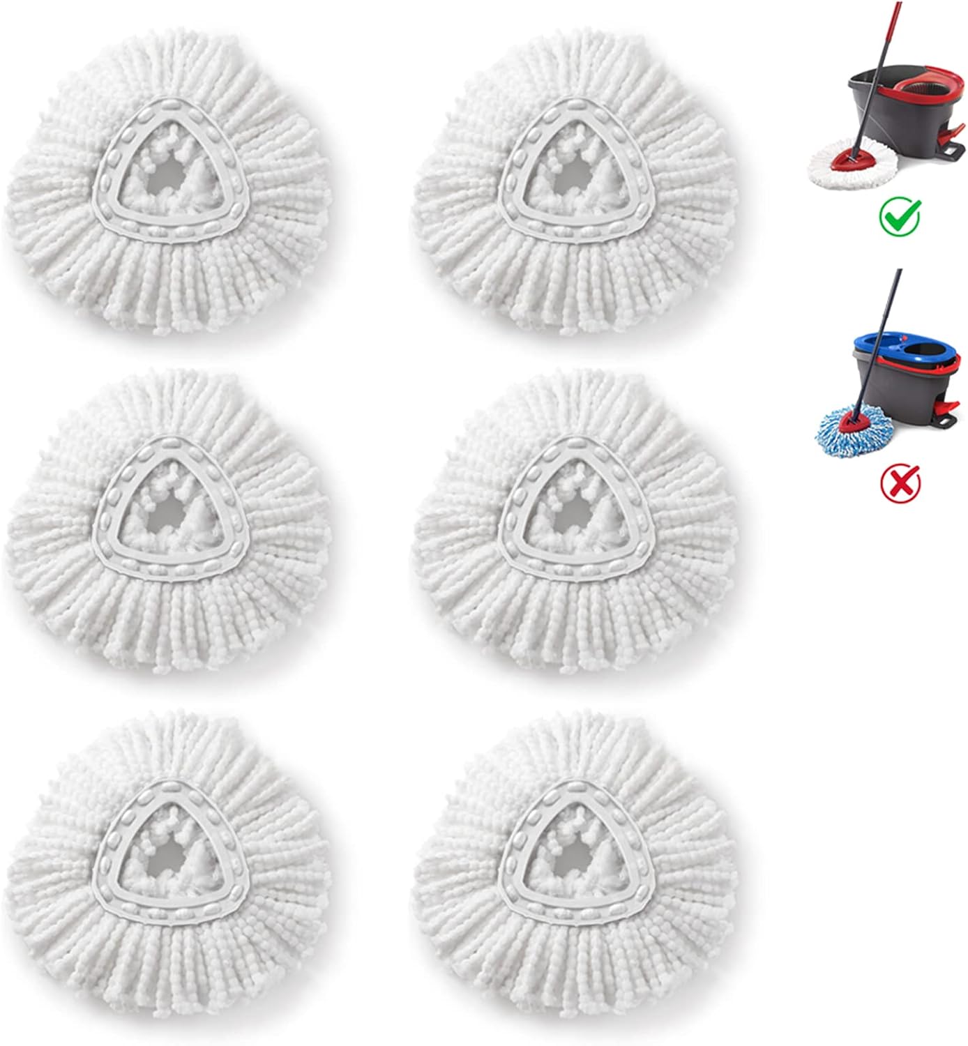 Mop-Heads-Replacements-for-O-Ceda-Easy-Wrin-Spin-System,-Microfiber-Refills,-Easy-Cleaning-Mop-Head-1097