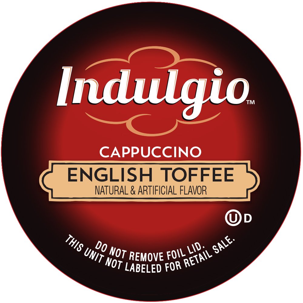 Indulgio-Cappuccino,-English-Toffee,-12-Count-Single-Serve-Cup-for-Keurig-K-Cup-Brewers---1723