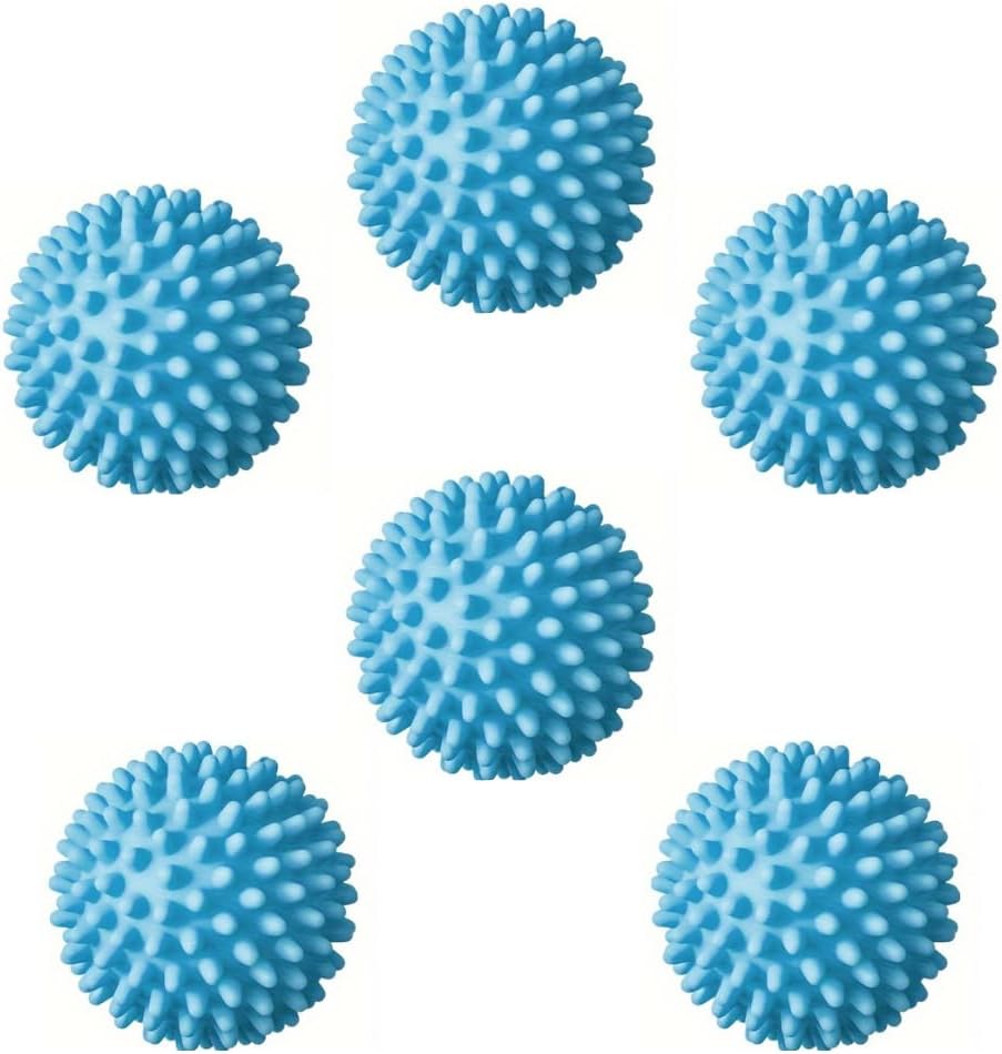 Reusable-Laundry-Dryer-Balls,-Sky-Blue-Plastic-Anti-Static-Fabric-Softener,-1201