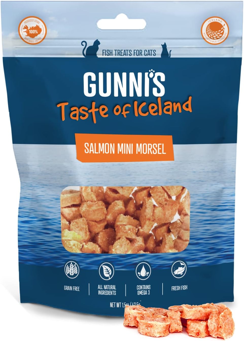 Salmon-Fish-Mini-Morsel-Crunchy-Cat-Treats,-1.5-Bag-3