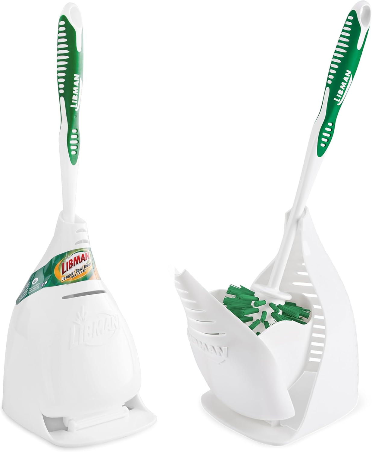 Libman-Designer-Bowl-Brush-and-Caddy---2-Pack---Toilet-Brush-and-Holder-Set,-869