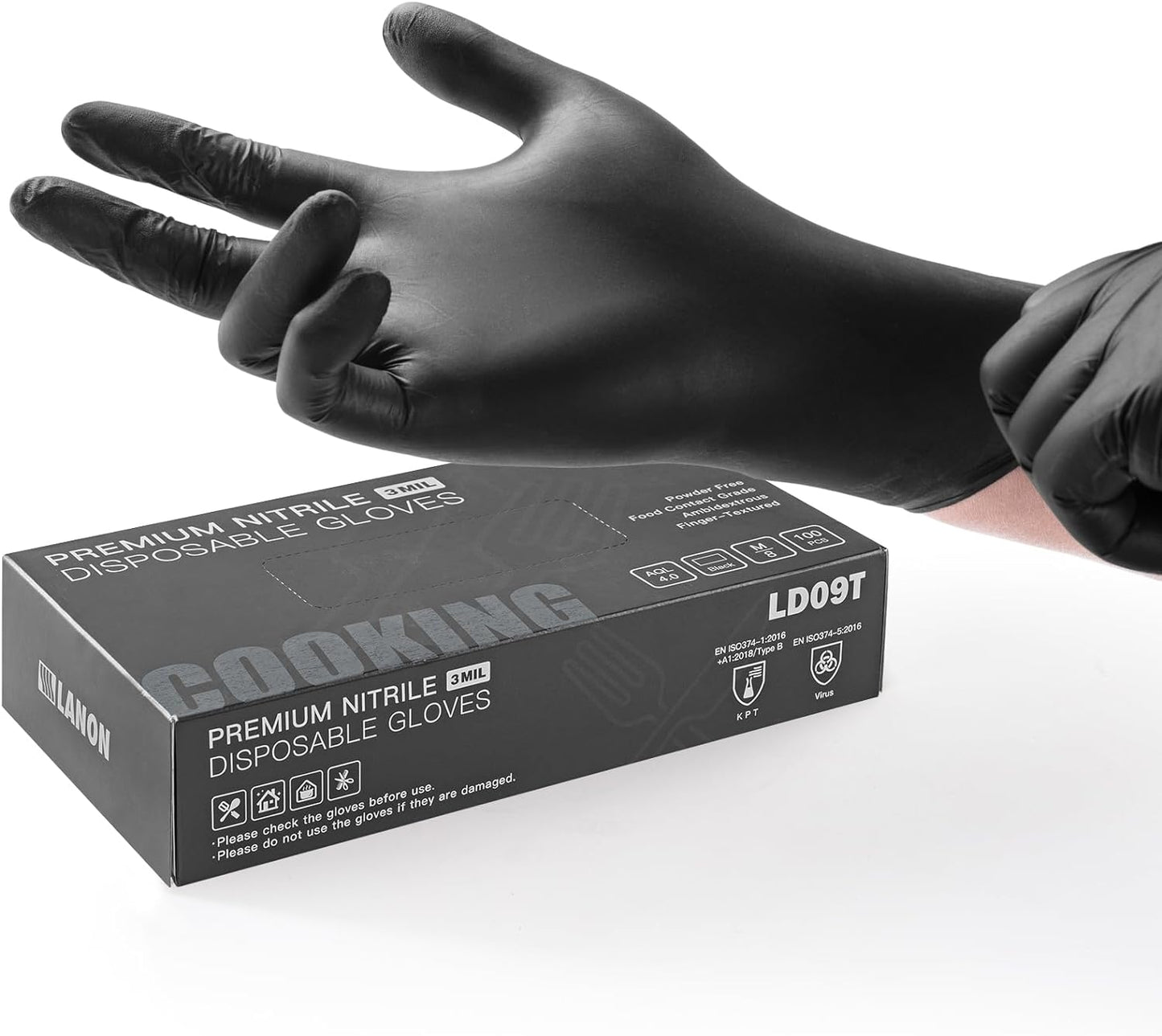 LANON-Food-Safe-Disposable-Nitrile-Gloves,-Latex-Free,-Powder-Free,-Silicone-Free,-Textured-3142