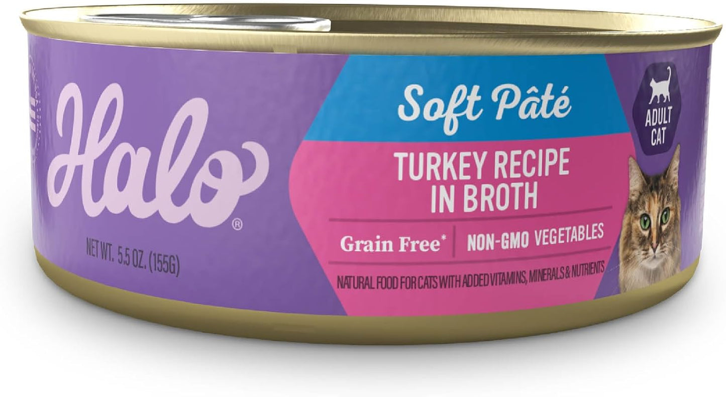 Halo-Pets-Spot's-Stew-Wholesome-Turkey-Cat-Food-Number-of-Cans/Size:-5.5-oz,-case-897