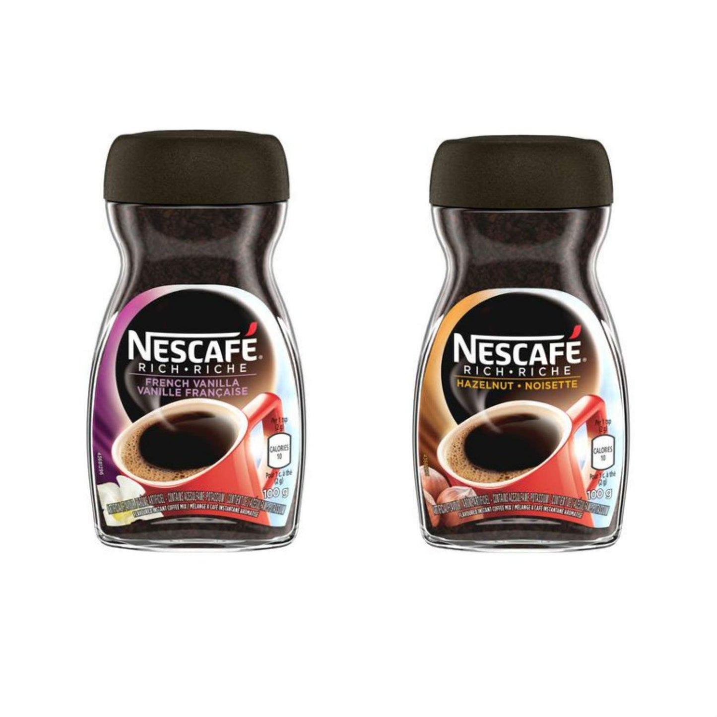 NESCAFE-Coffee-Bundle,-One-Rich-Hazelnut-100g-and-One-Rich-French-Vanilla-100g,-1385