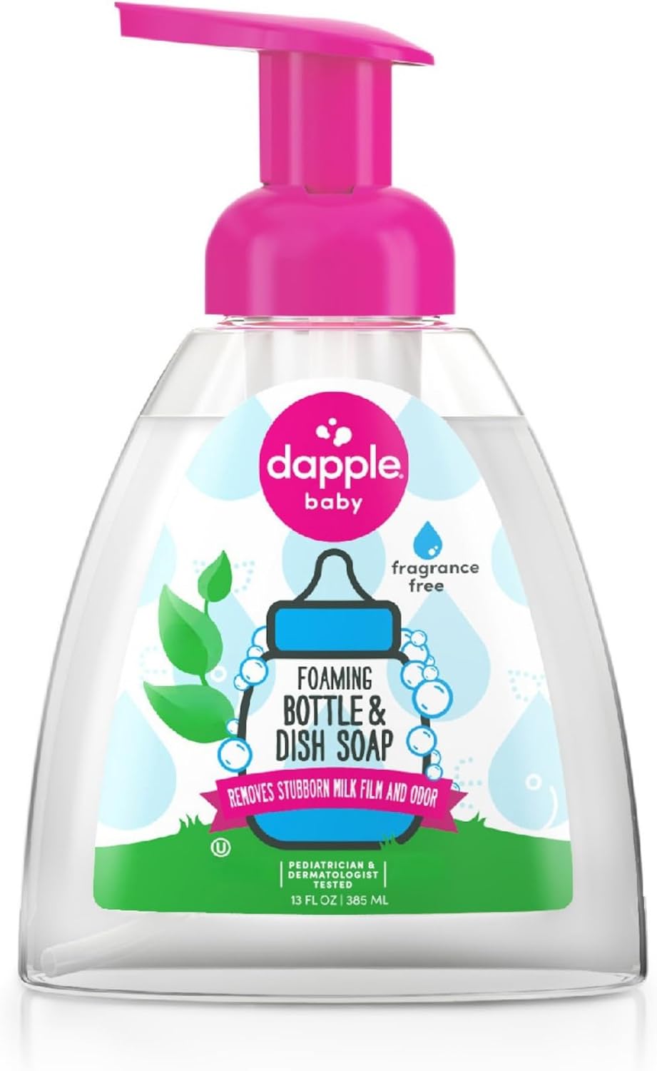 Dapple-Baby---Fragrance-Free-Foaming-Baby-Bottle-&-Dish-Soap---13-303