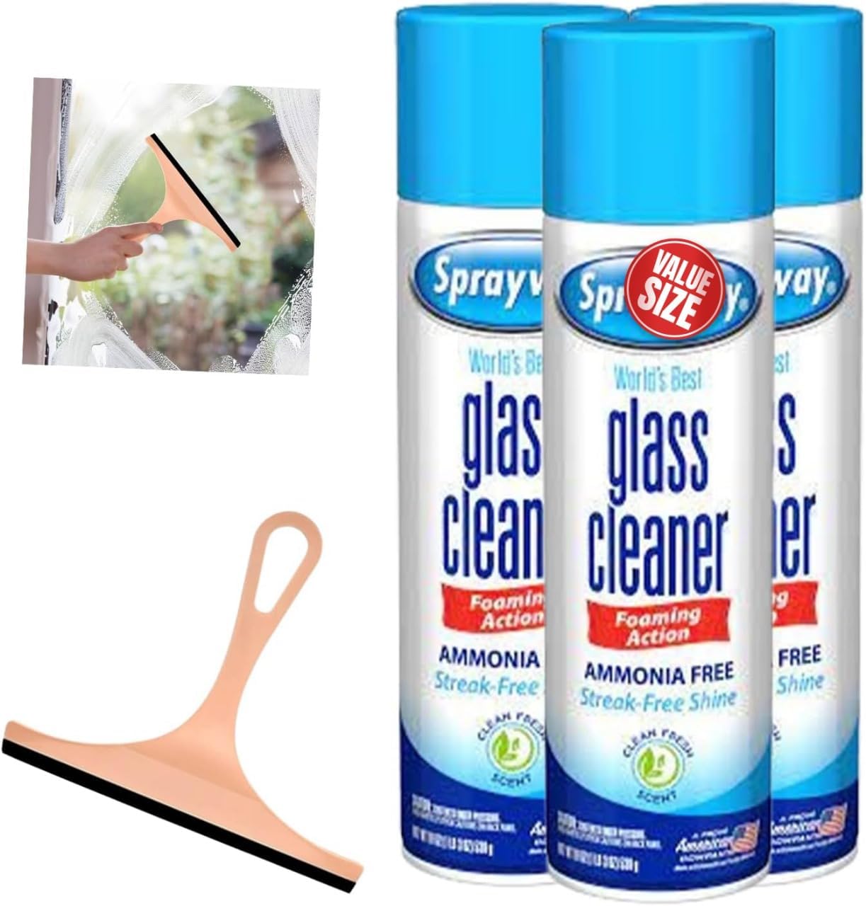 Glass-Cleaner-Spray,-Window-Cleaner,-Foam-Action,-19-Fl-Oz,-2145