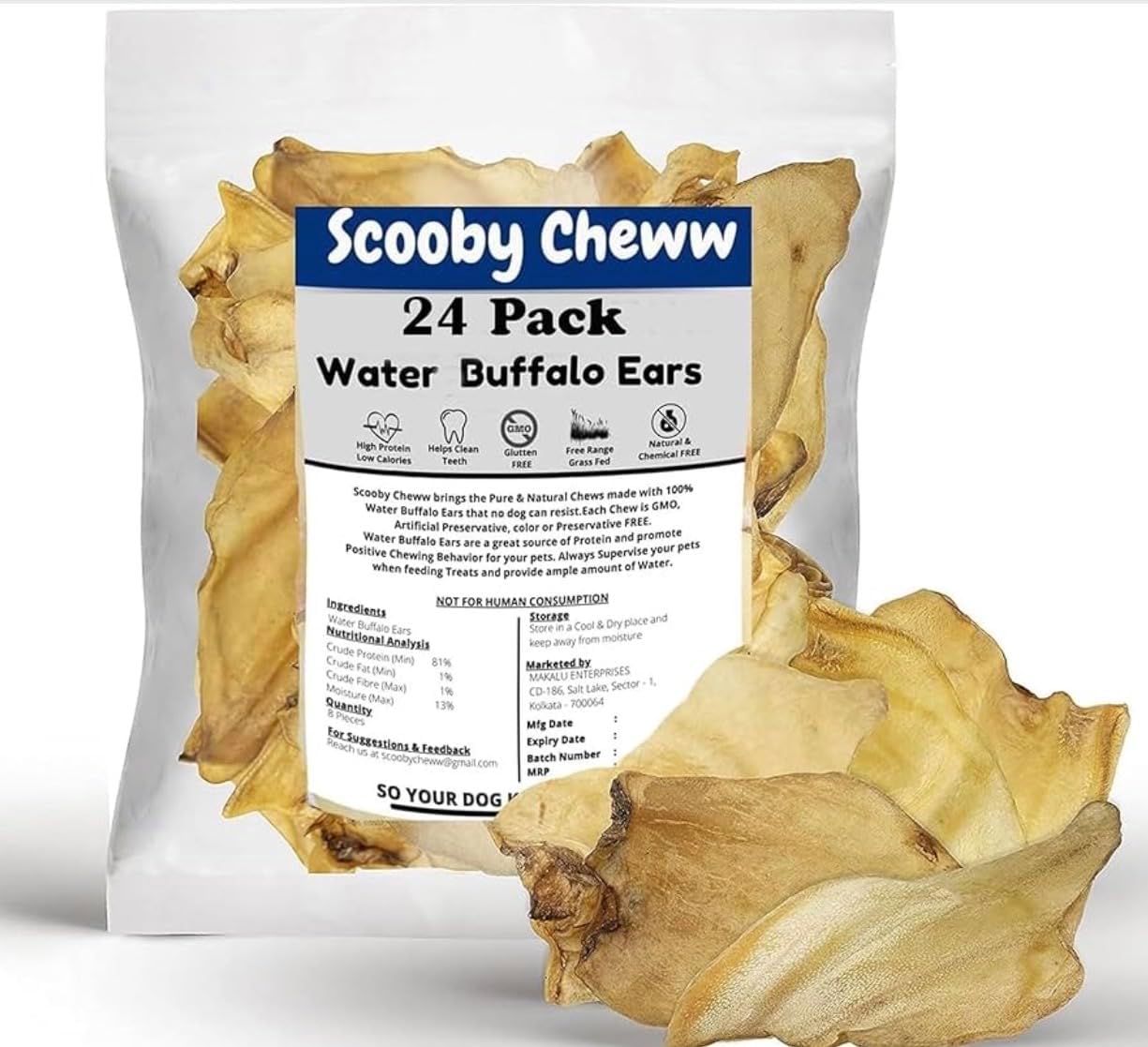 1-Natural-Pet-Treats-24-Pack-Grass-Fed-Water-Buffalo-Ears-Dogs-455