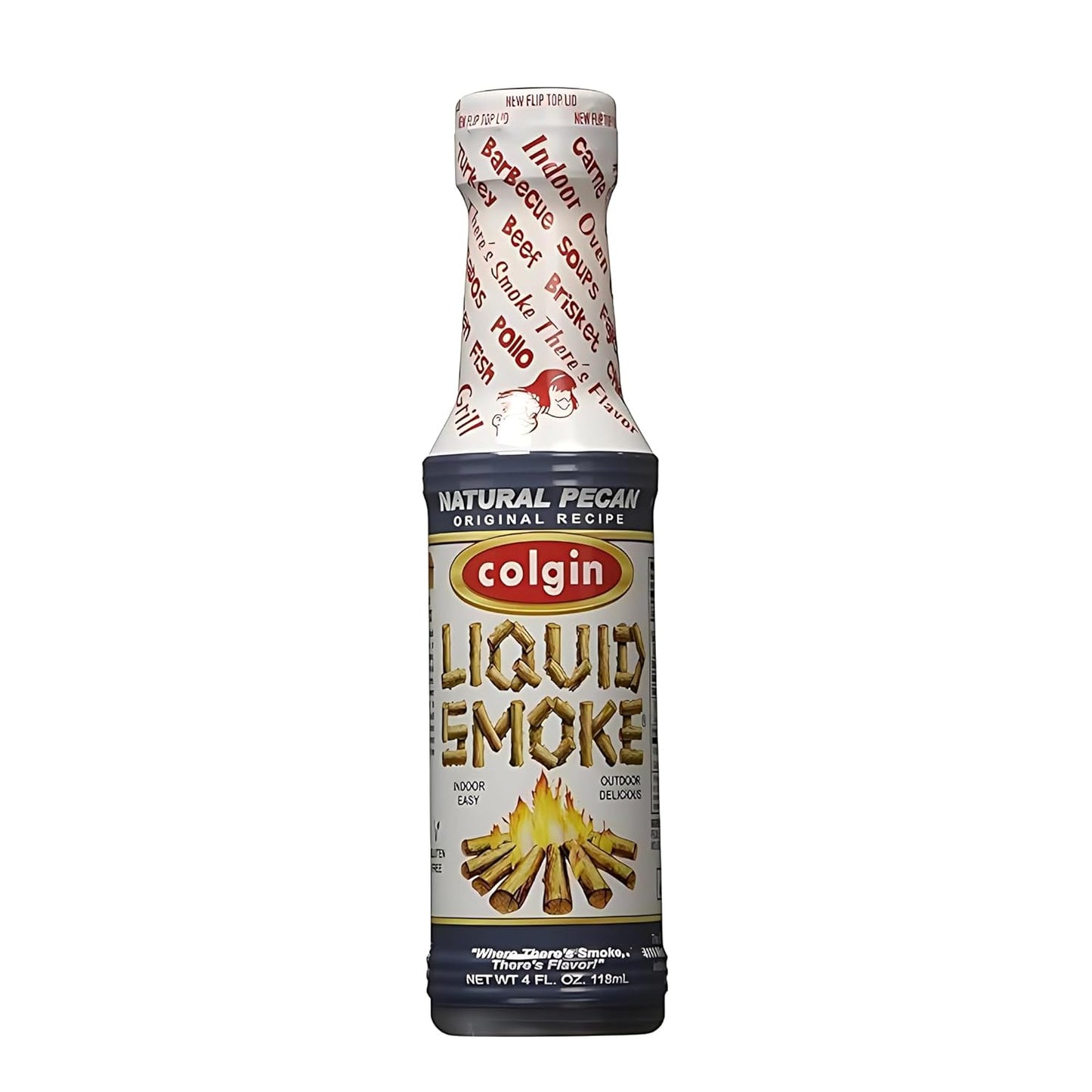 Colgin-Liquid-Smoke,-All-Natural-Pecan,-4-Ounce-Bottle-------1273