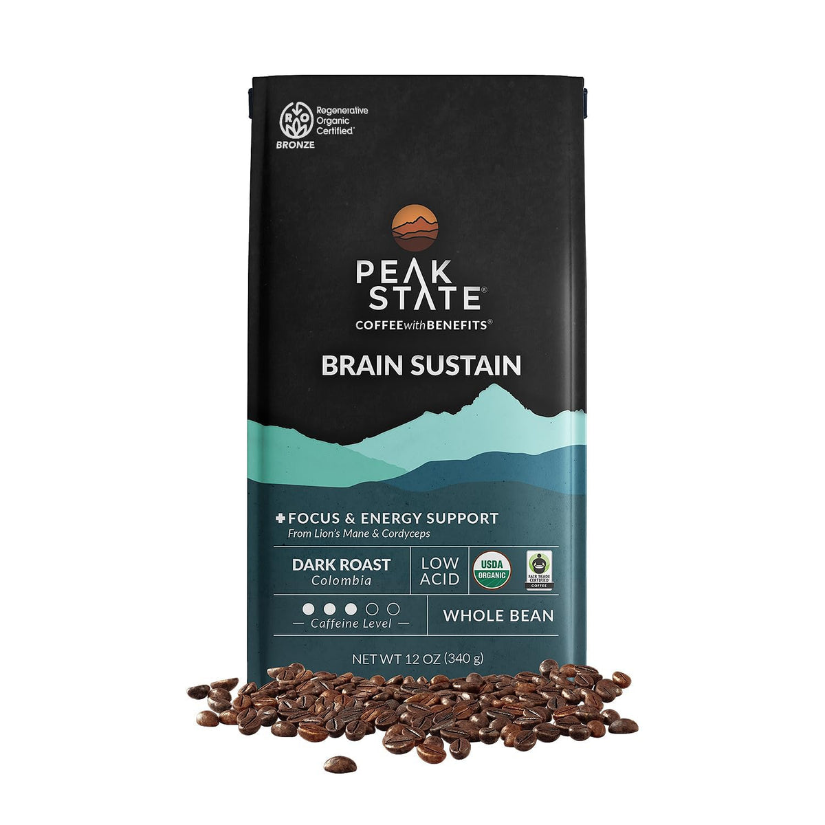 Peak-State-Brain-Sustain-Coffee-with-Benefits,-Dark-Roast-–-Organic-Mushroom-Coffee,-711