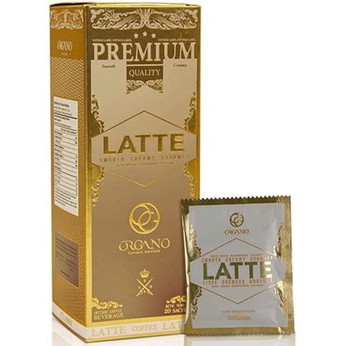 ORGANO-Gourmet-Cafe-Latte,-1-Certified-Ganoderma-Lucidum-(20-Sachets)-------2280