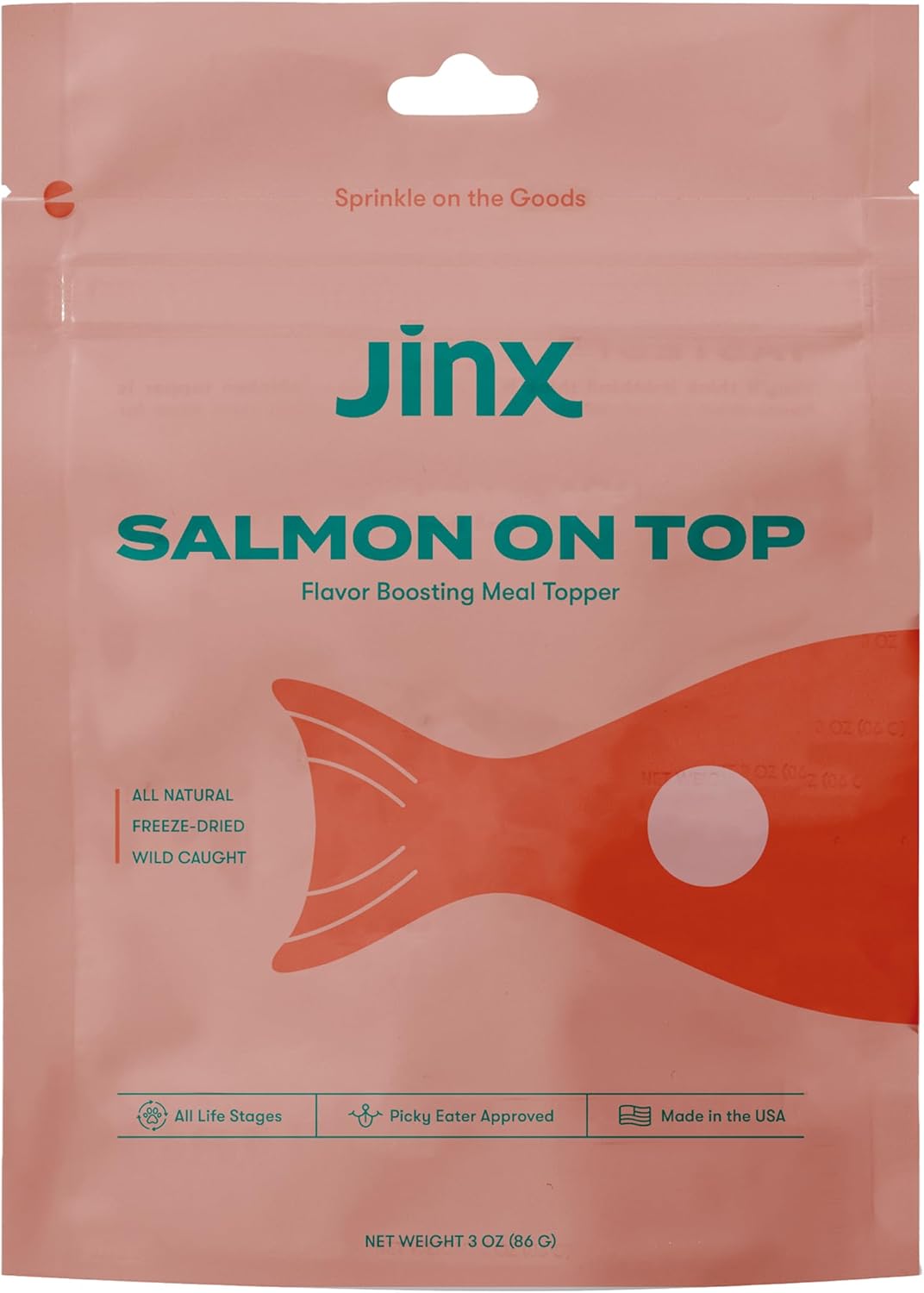 Jinx-Toppers-prémium-liofilizados-para-alimentos-para-perros,-salmón-2002