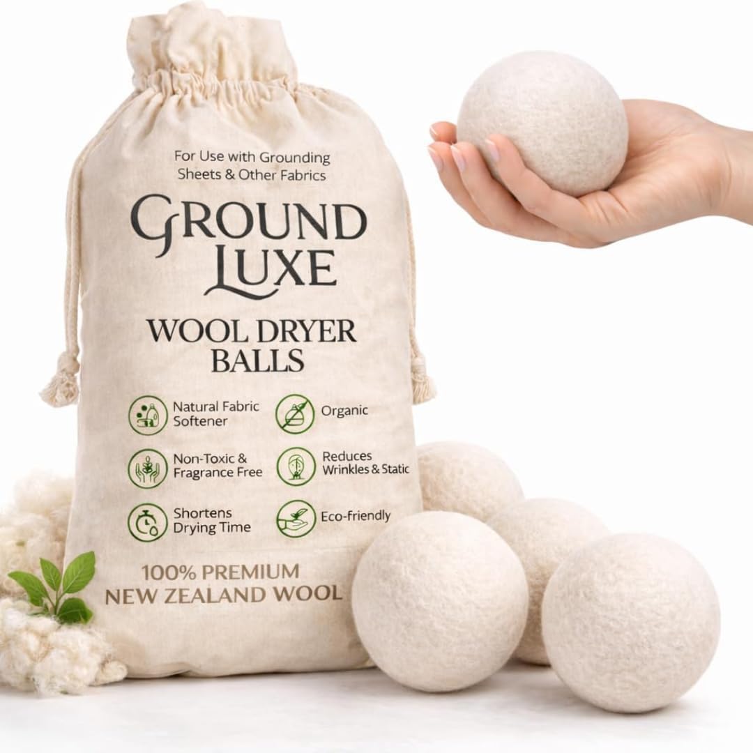Premium-Wool-Dryer-Balls---6-Pack,-1-Organic-New-Zealand-Wool,-Hand-Felted,-1382