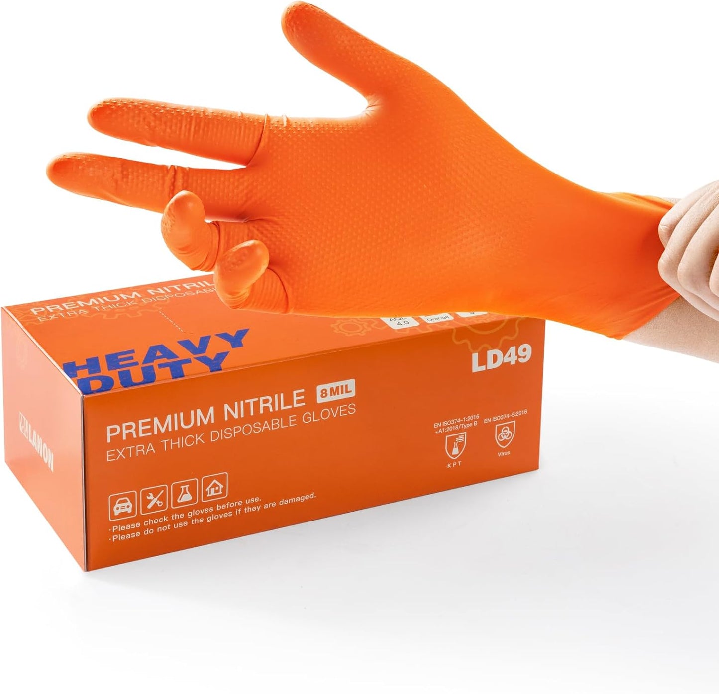 LANON-8mil-Orange-Disposable-Nitrile-Gloves,-Mechanic,-Heavy-Duty,-Food-830