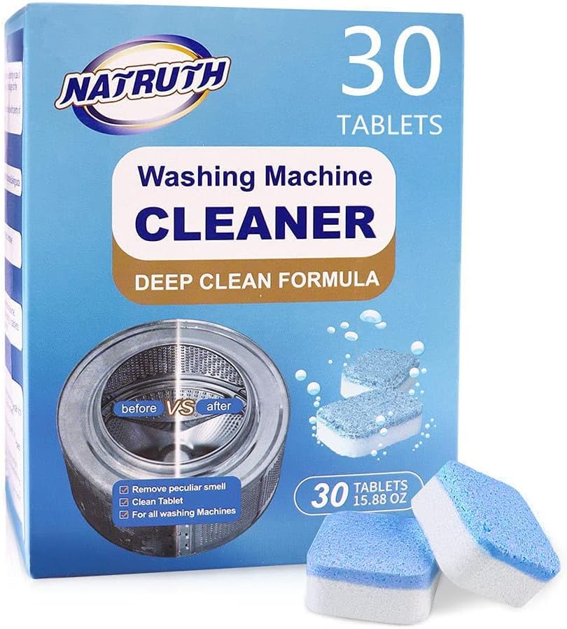NATRUTH-30-Pack-Washing-Machine-Cleaner-Tablets,-Solid-Washer-Deep-Cleaning-Tablet,-853