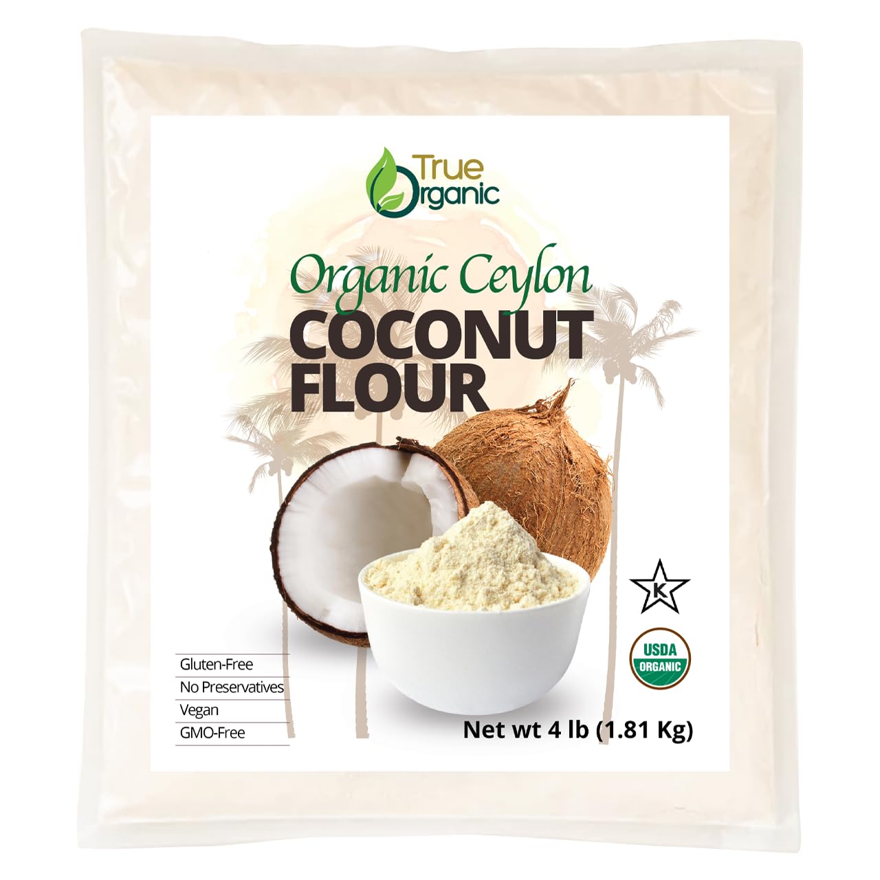 True-Organic-Harina-de-coco-de-Ceilán,-bolsa-a-de-615