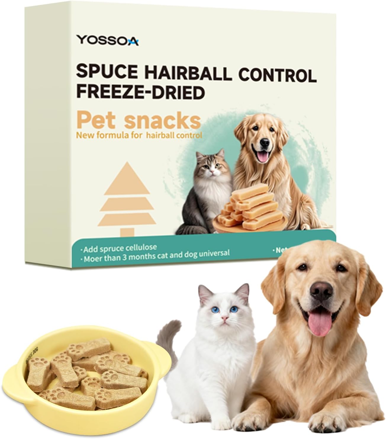 Hairball-Control-Cat-Freeze-Dried-Treats---Pure-Freeze-Dried-Chicken-Breast,-Natural-Hairball-1006
