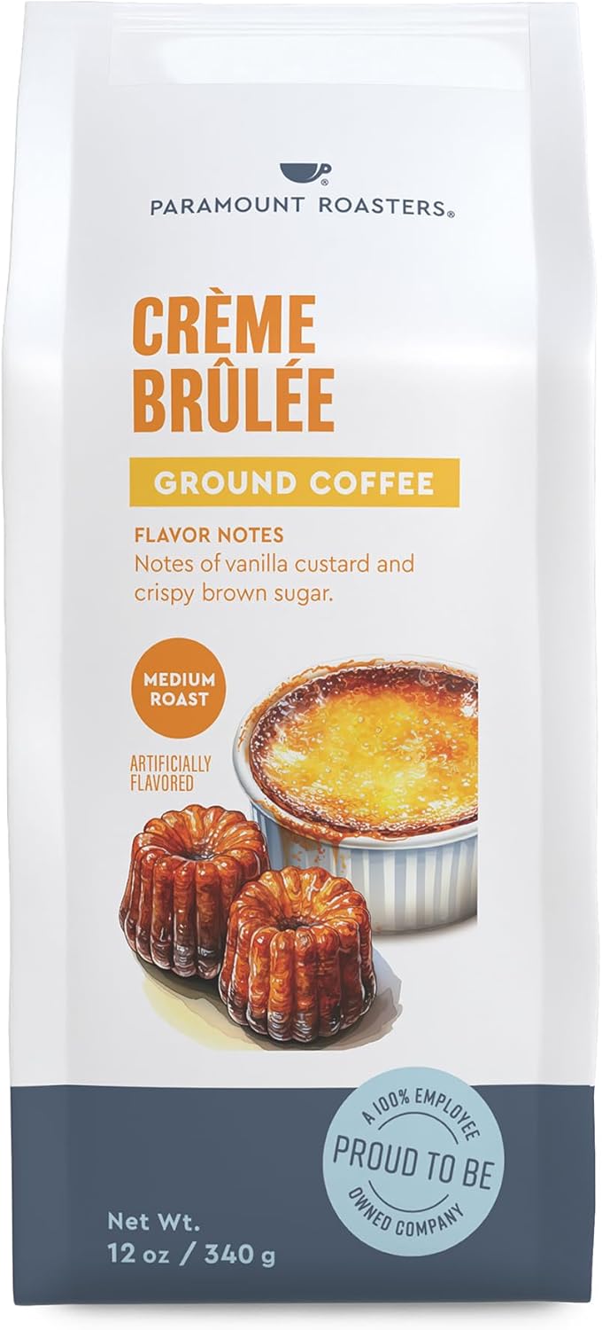 Paramount-Roasters,-Creme-Brulee-Flavored-Ground-Coffee,-12oz-Medium-Roast-(Paramount-Coffee-Company)-1697