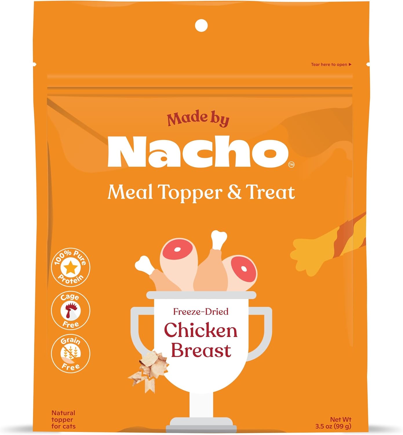 Made-by-Nacho-Freeze-Dried-Chicken-Breast-Meal-Topper,-1009