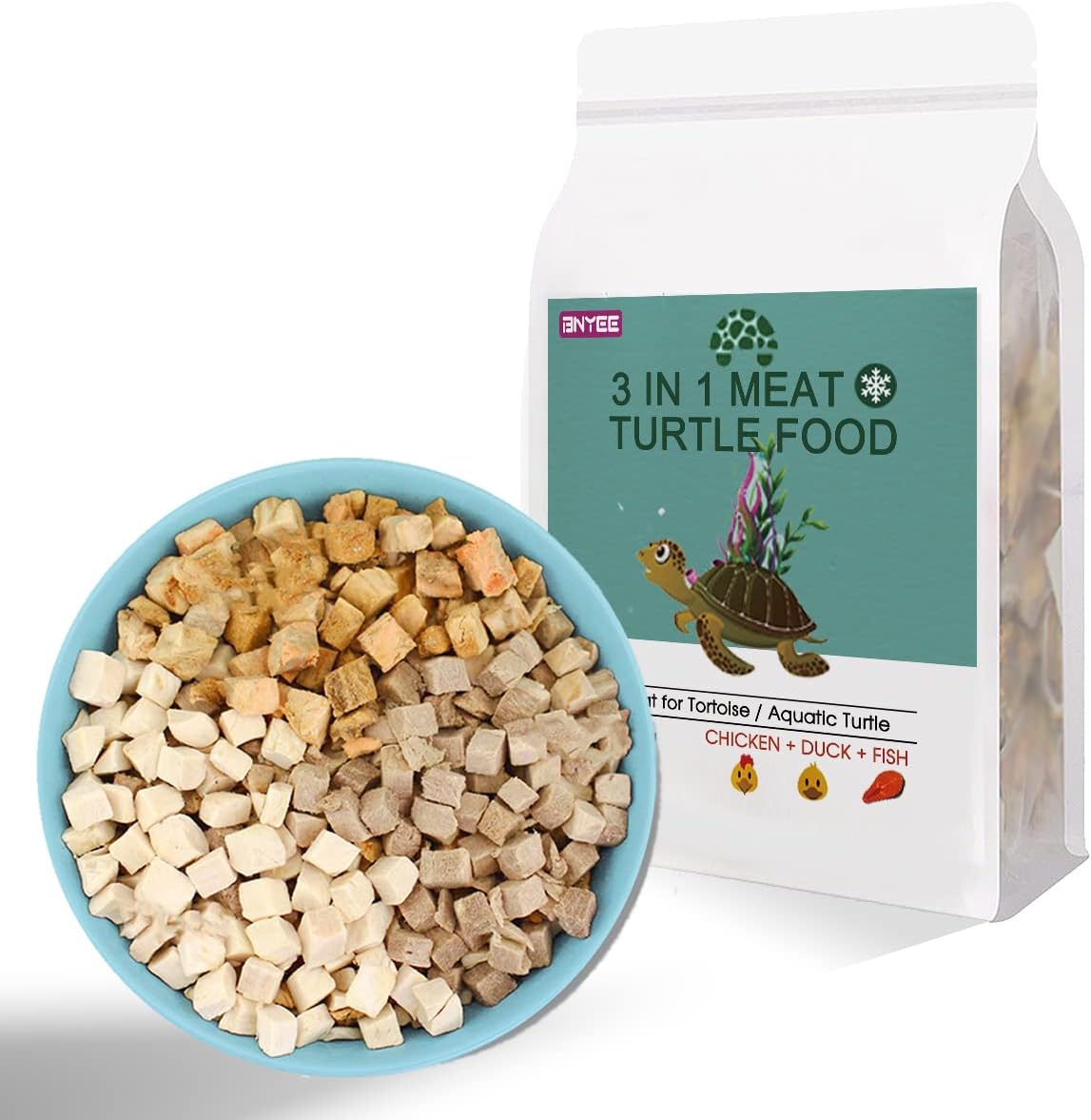 BNYEE-3-in-1-Meat-Turtle-Food---Chicken-&-Duck-Fish-Natural-Dried928