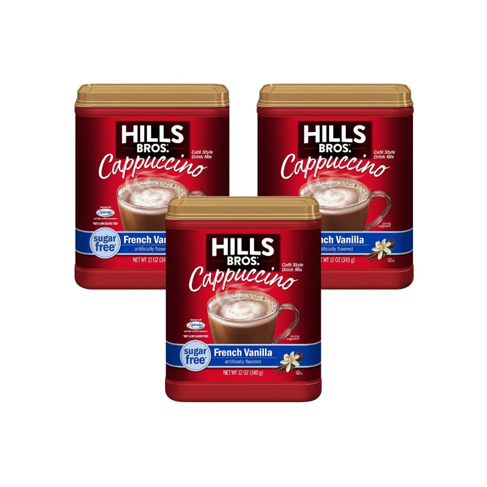 Hills-Bros-Cappuccino-French-Vanilla,-12-Ounce-(Pack-of-3)-------1073