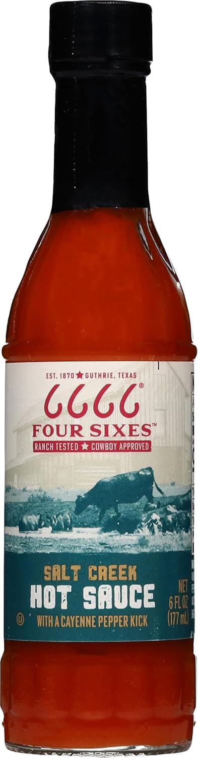6666-Four-Sixes-Salt-Creek-Hot-Sauce,-6-Ounce-------1358