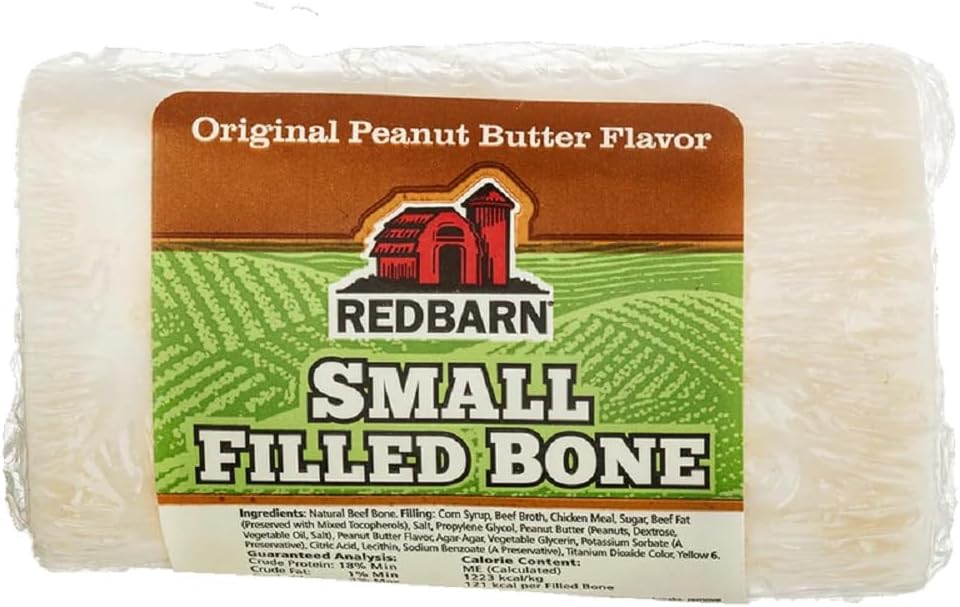 Redbarn-Small-Filled-Bone-Peanut-Butter,-1-Bone-2811