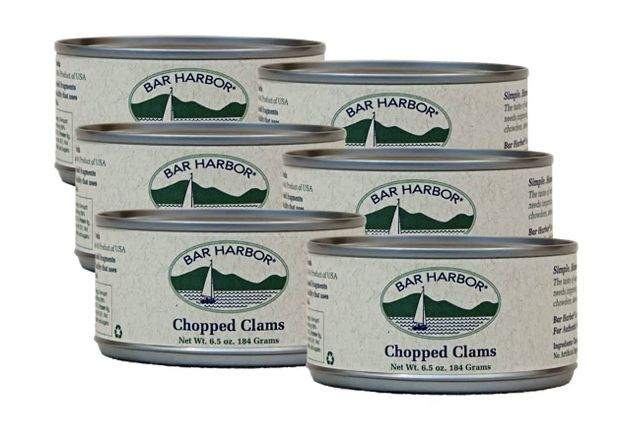Bar-Harbor-Georges-Bank-Chopped-Surf-Clams,-Sweet-&-Tender,-6.5-oz-|-345
