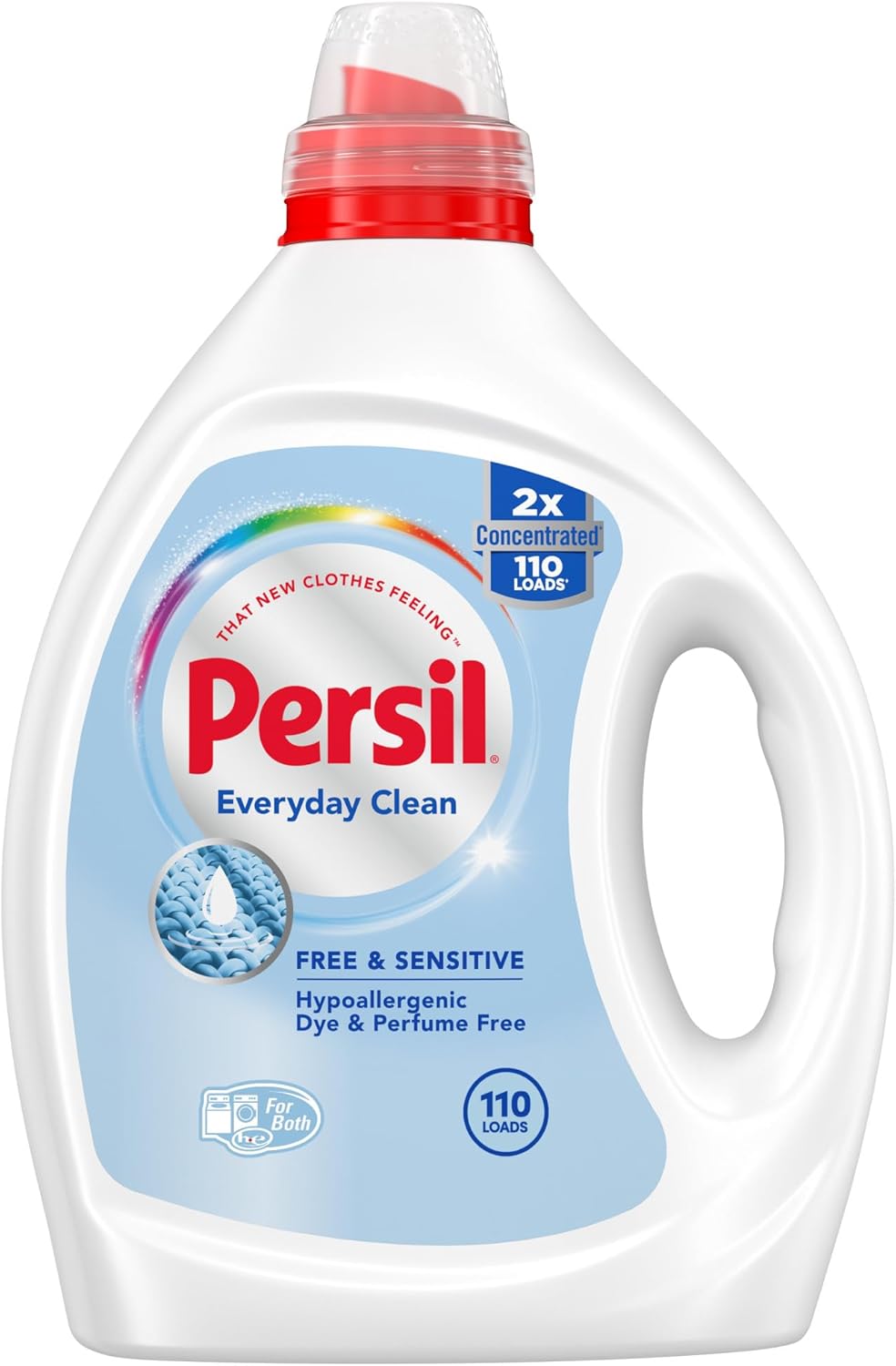 Persil-Free-&-Sensitive-Liquid-Laundry-Detergent,-Unscented-and-Hypoallergenic-4002