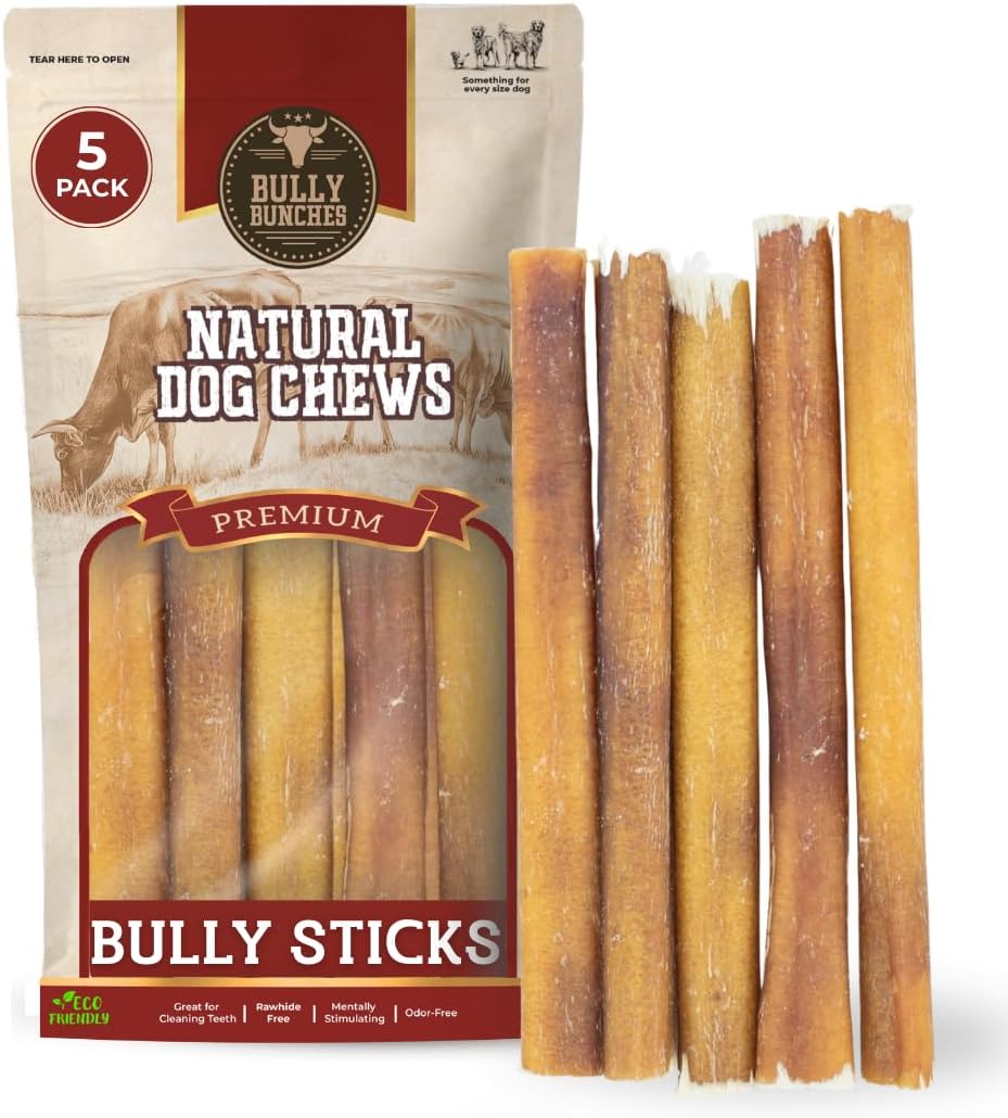 Bully-Bunches-Premium-6-Inch-Standard-Odor-Free-Bully-Sticks-for-Small-Medium-2566
