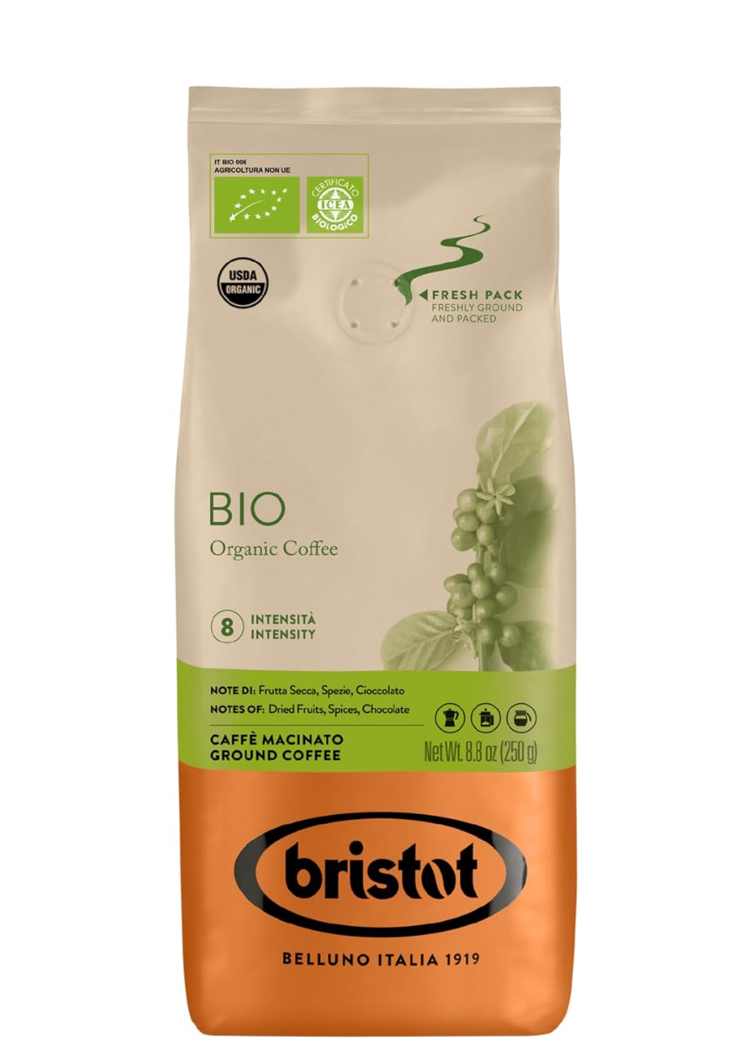 Bristot-Organic-Ground-Espresso-–-Medium-Roast-Italian-Coffee-–-For-Moka,-French-1831
