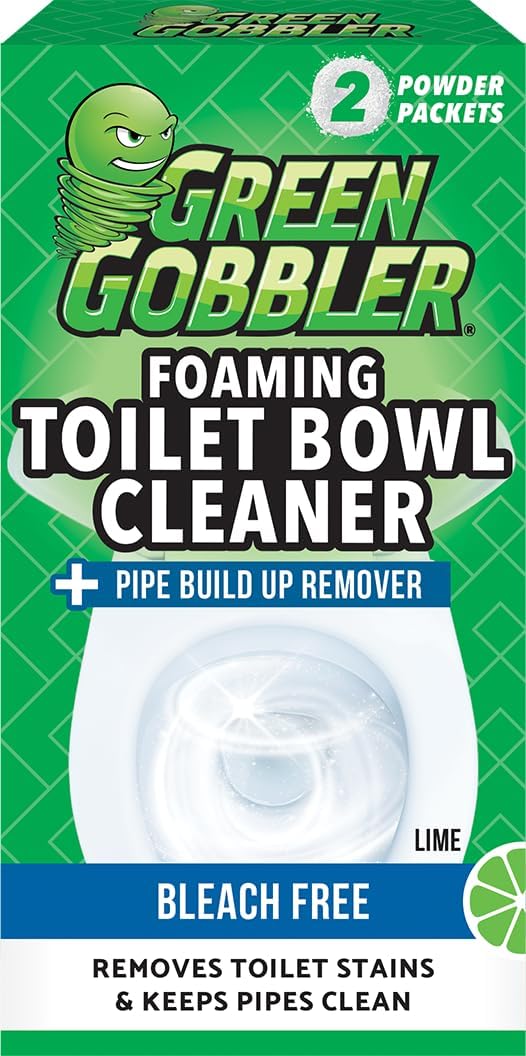 Green-Gobbler-5-in-1-Foaming-Toilet-Bowl-Cleaner-+-Pipe-Build-up-Remover,-Enhanced-Enzyme-Formula,-2-322