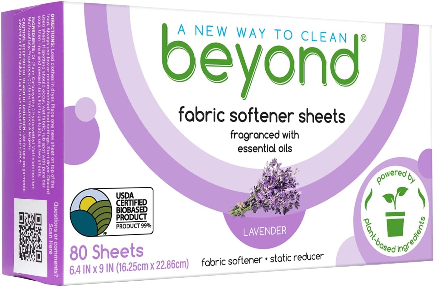 Fabric-Softener-Sheets-(80-sheets)---Lavender-Scent---Eco-Friendly-3323