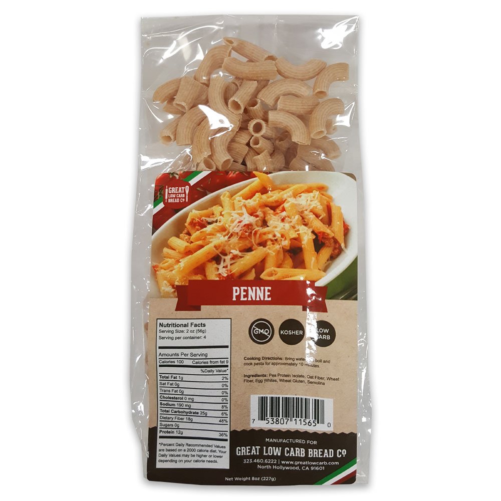 Great-Low-Carb-Bread-Company-Penne-Pasta,-8-999