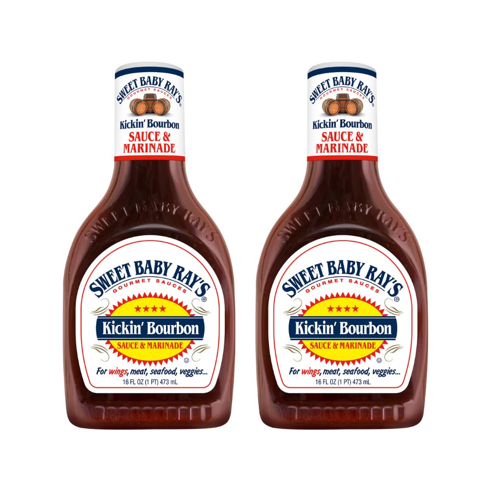 Sweet-Baby-Ray's-Sauce-and-Marinade,-Kickin'-Bourbon,16-Fl-Oz-(Pack-of-1247