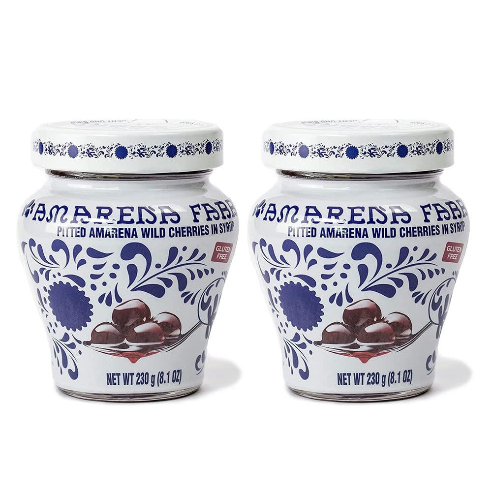 Fabbri-Amarena-Cherries-In-Syrup,-8.1-Ounce-(Pack-of-2)-------156