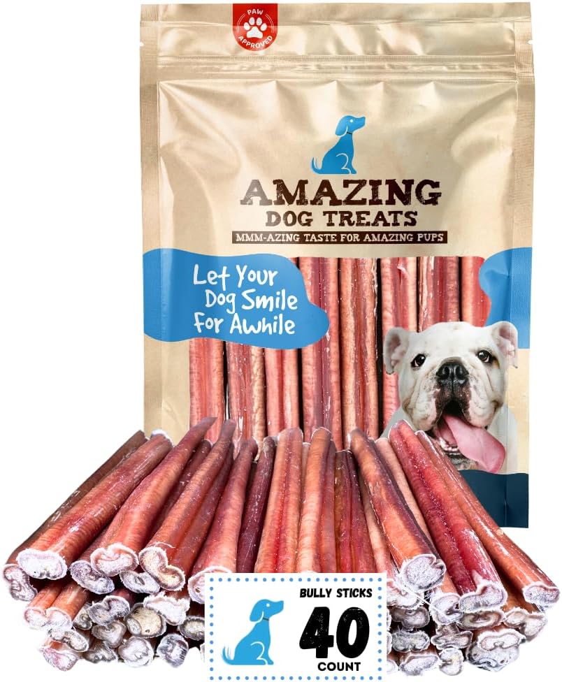 Amazing-Dog-Treats---6-Inch-Medium-Size-Bully-Sticks-(40---1284