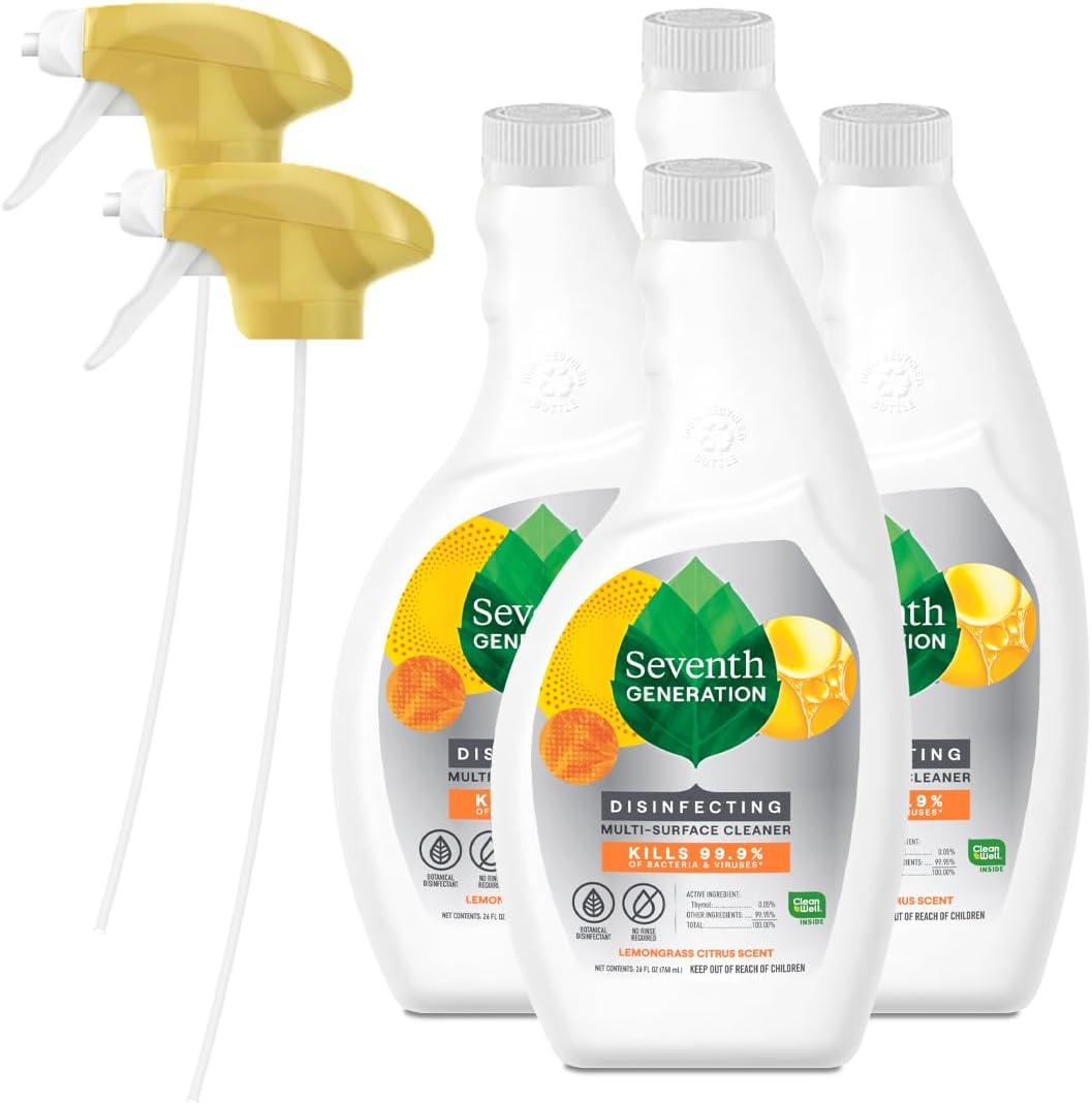 Seventh-Generation-Lemongrass-Citrus-Disinfecting-Multi-Surface-Cleaner---26-Oz,-Pack-of-4-----1804