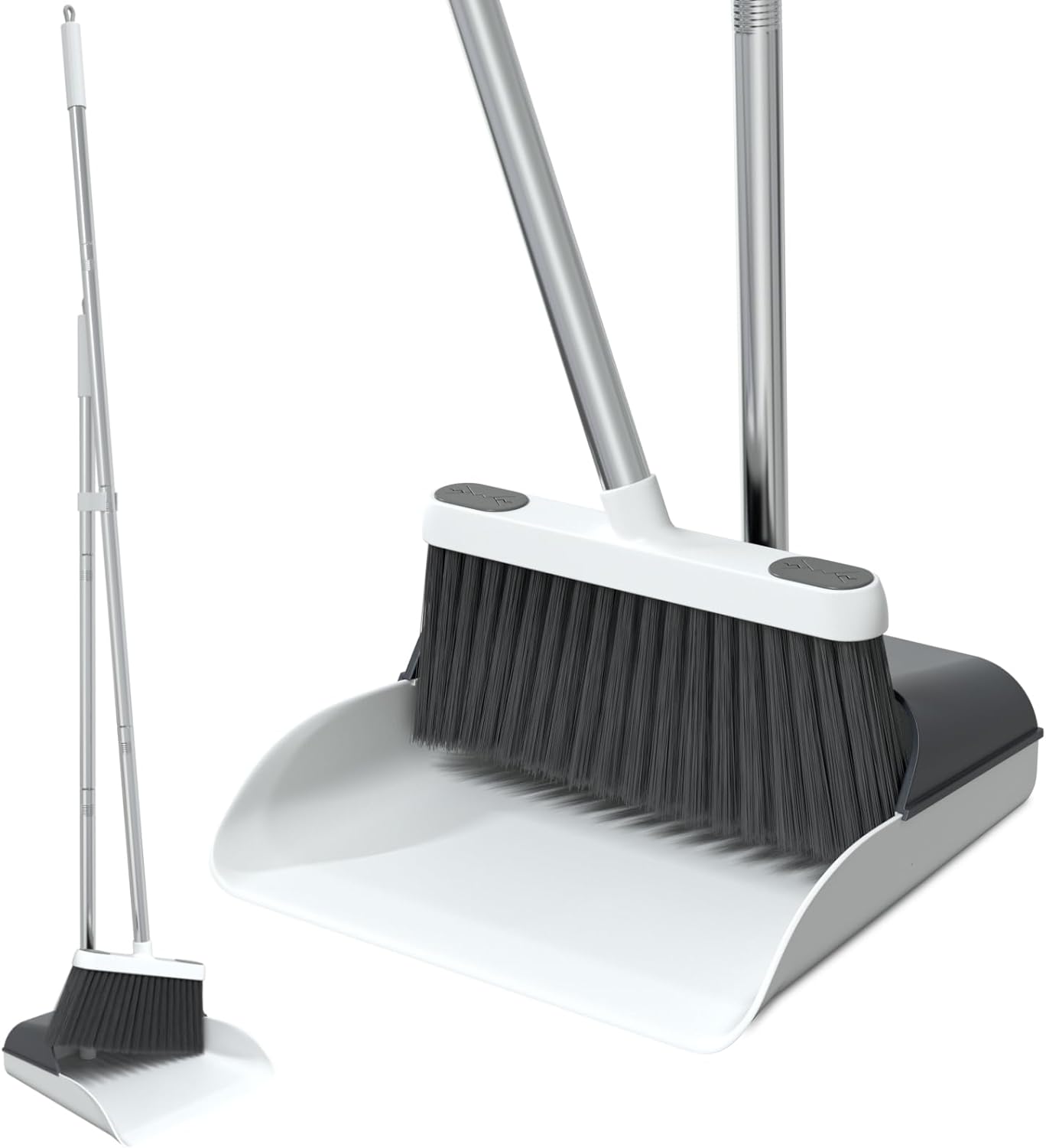 Stand-Up-Dustpan-and-Broom-Set-50”-Long-Handle-Broom-4828