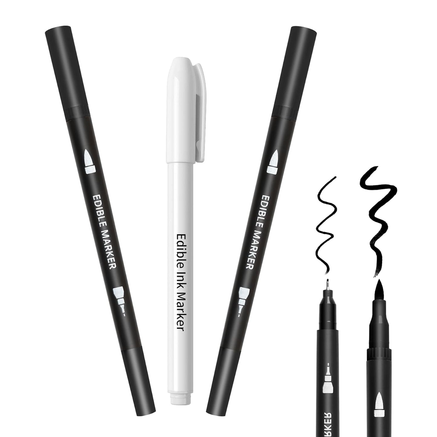 Edible-Markers-3Pcs-Black-&-White-Food-Coloring-Pens-–-Double-Sided-Fine-Thick-Edible-2176