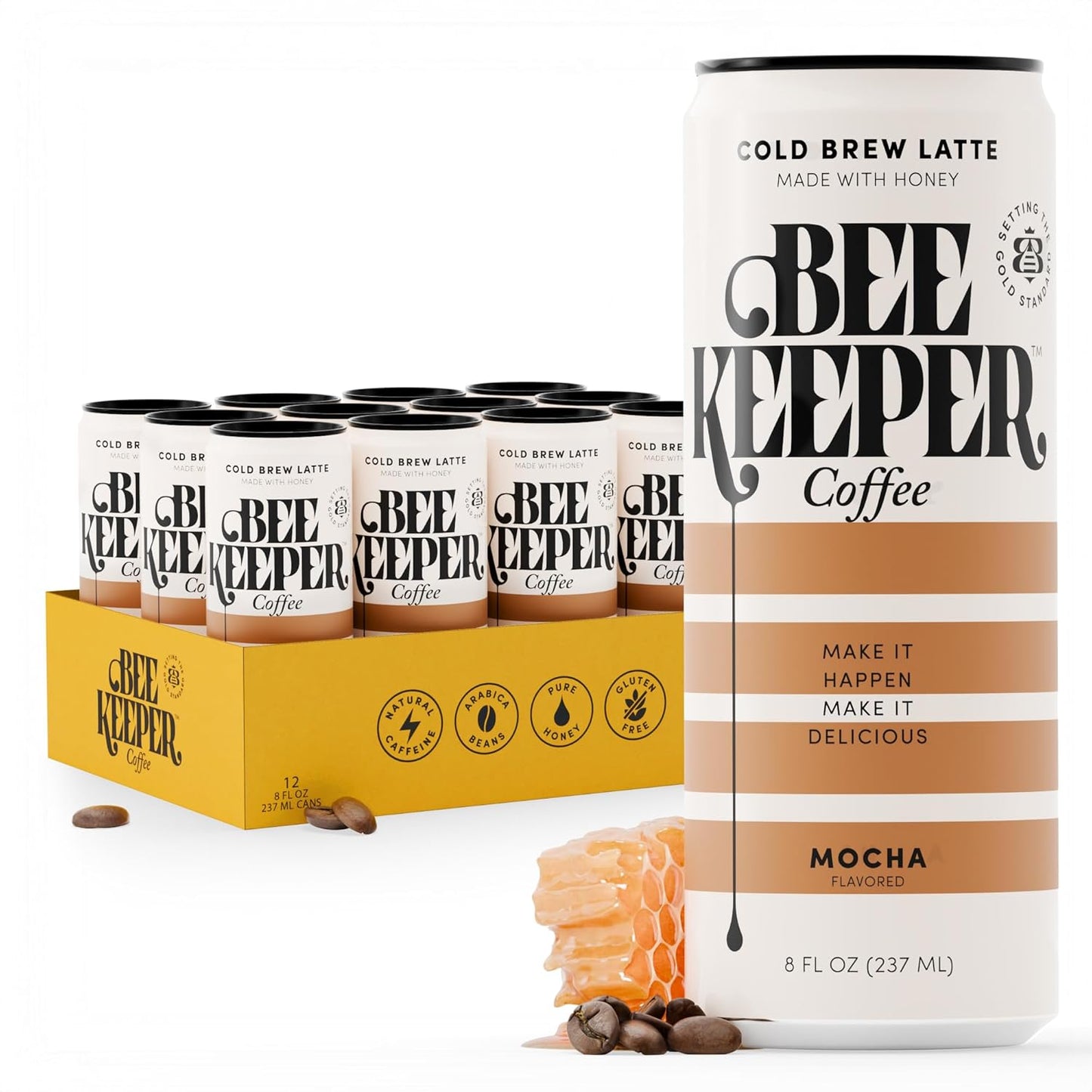 Beekeeper-Coffee-Cold-Brew-Mocha-Latte-con-miel-de-Oregón,-latas-821